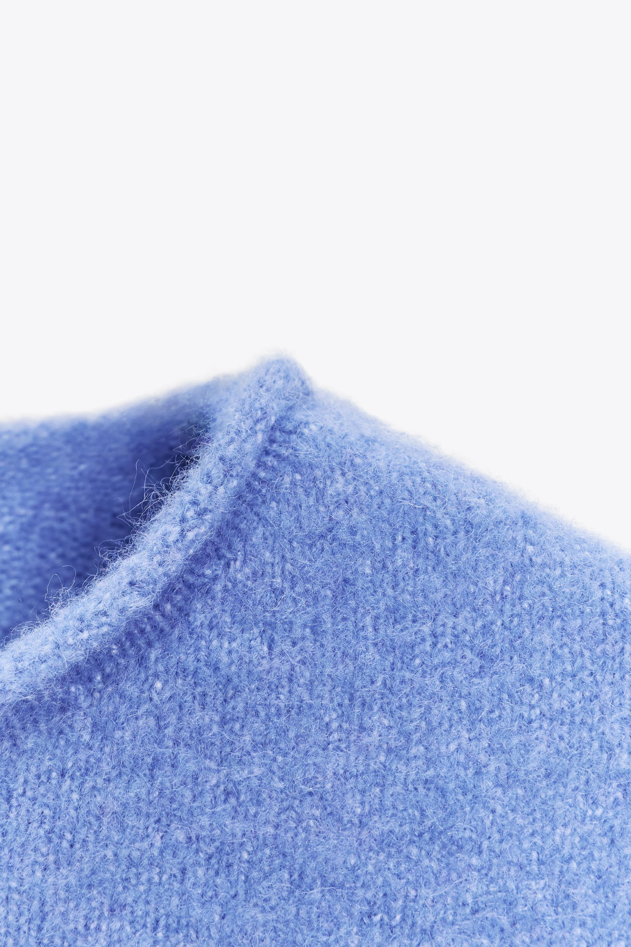 SHORT SLEEVE KNIT SWEATER | Zara US