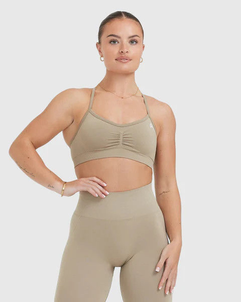 Effortless Strappy Bralette 
 Washed Sandstone | Oner Active (UK / US)