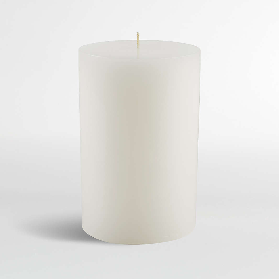 4x6 White Pillar Candle: Crate and Barrel Search Results | Crate & Barrel
