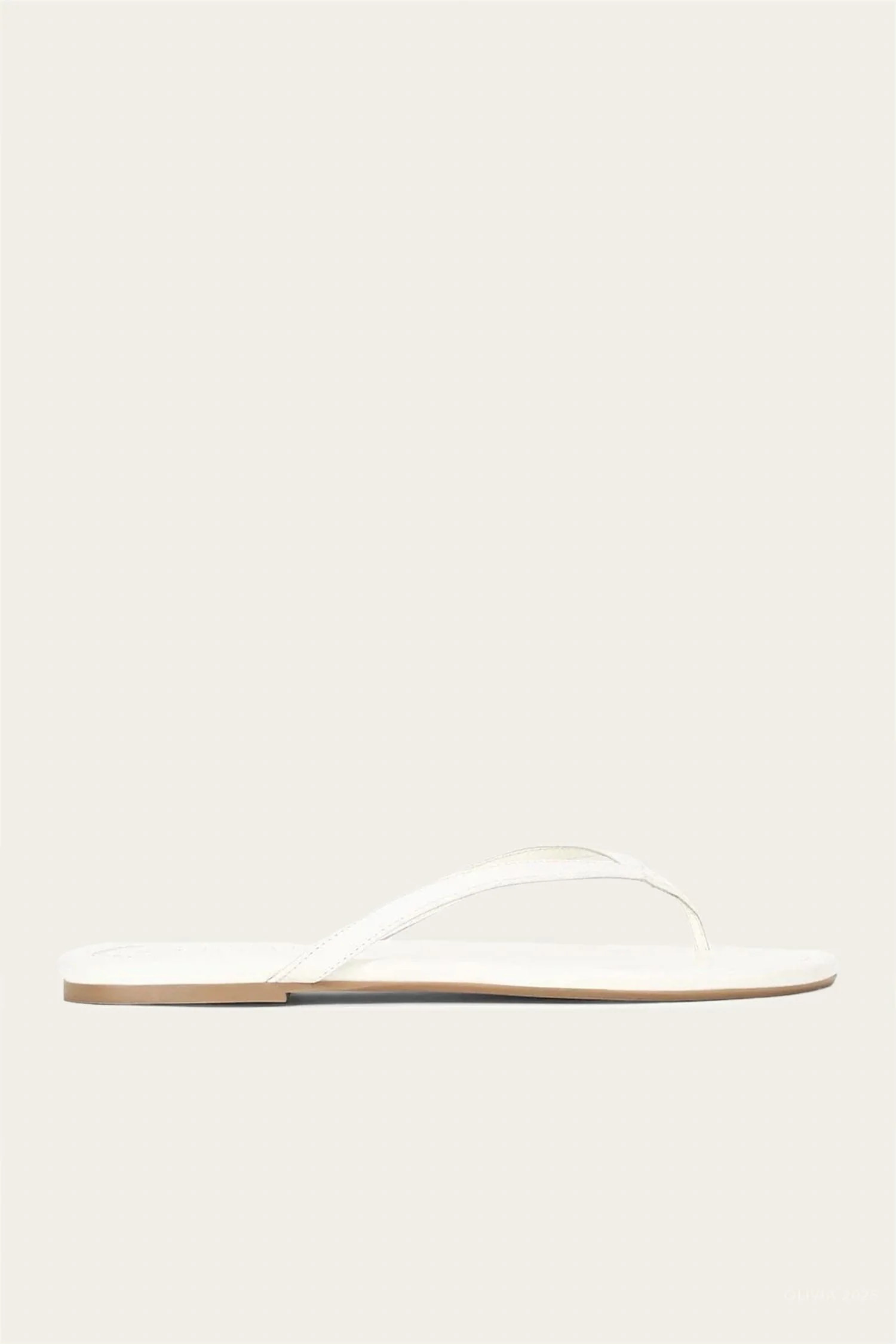 Women's Freja Thong Sandal In Paper | Shop Simon