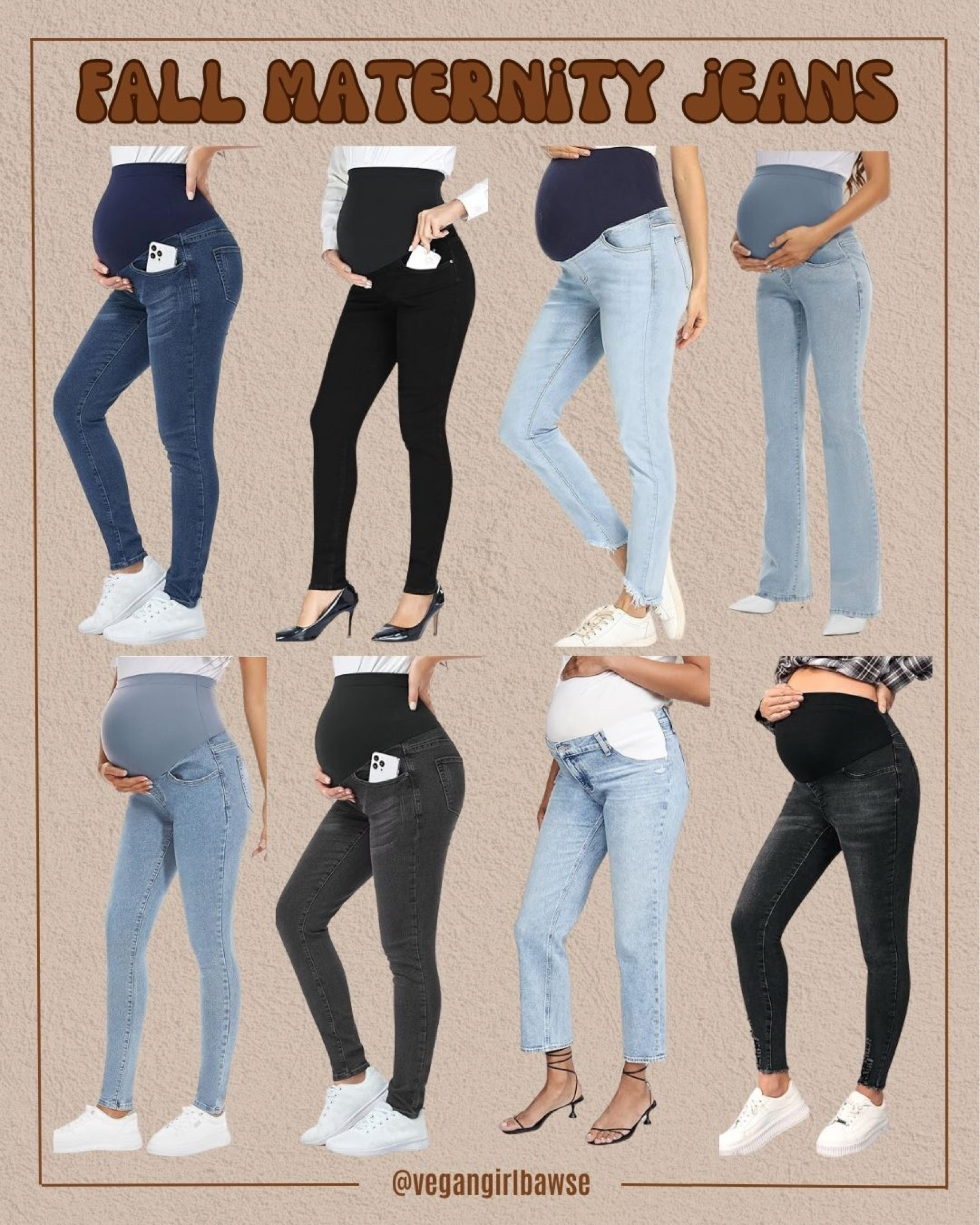 Women's Low Rise Maternity Jeans