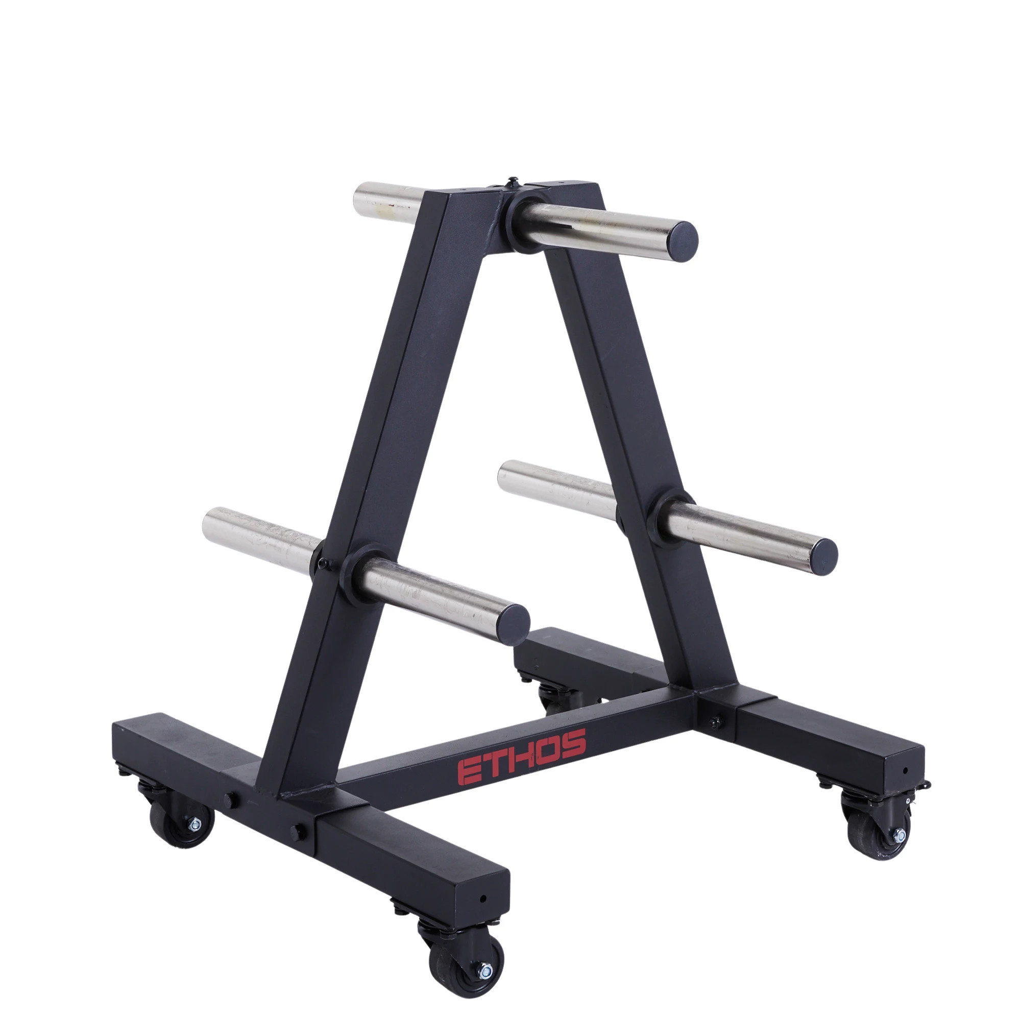 ETHOS Apex Rolling Bumper Plate Rack, Steel | DICK'S Sporting Goods