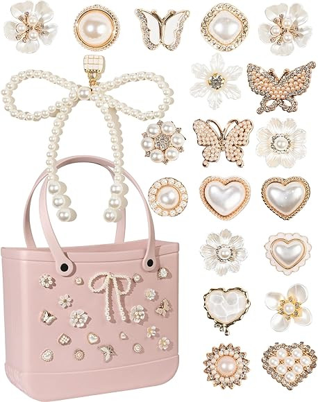 Mon Caramel Resin Beach Bag Accessories Charms,Resin Beach Totes Accessories Inserts,Daisy Flower... | Amazon (US)