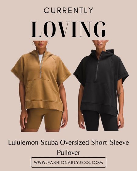Currently loving these oversized Scuba short sleeve pullovers from Lululemon! Perfect for the fall 

#LTKU #LTKstyletip #LTKover40