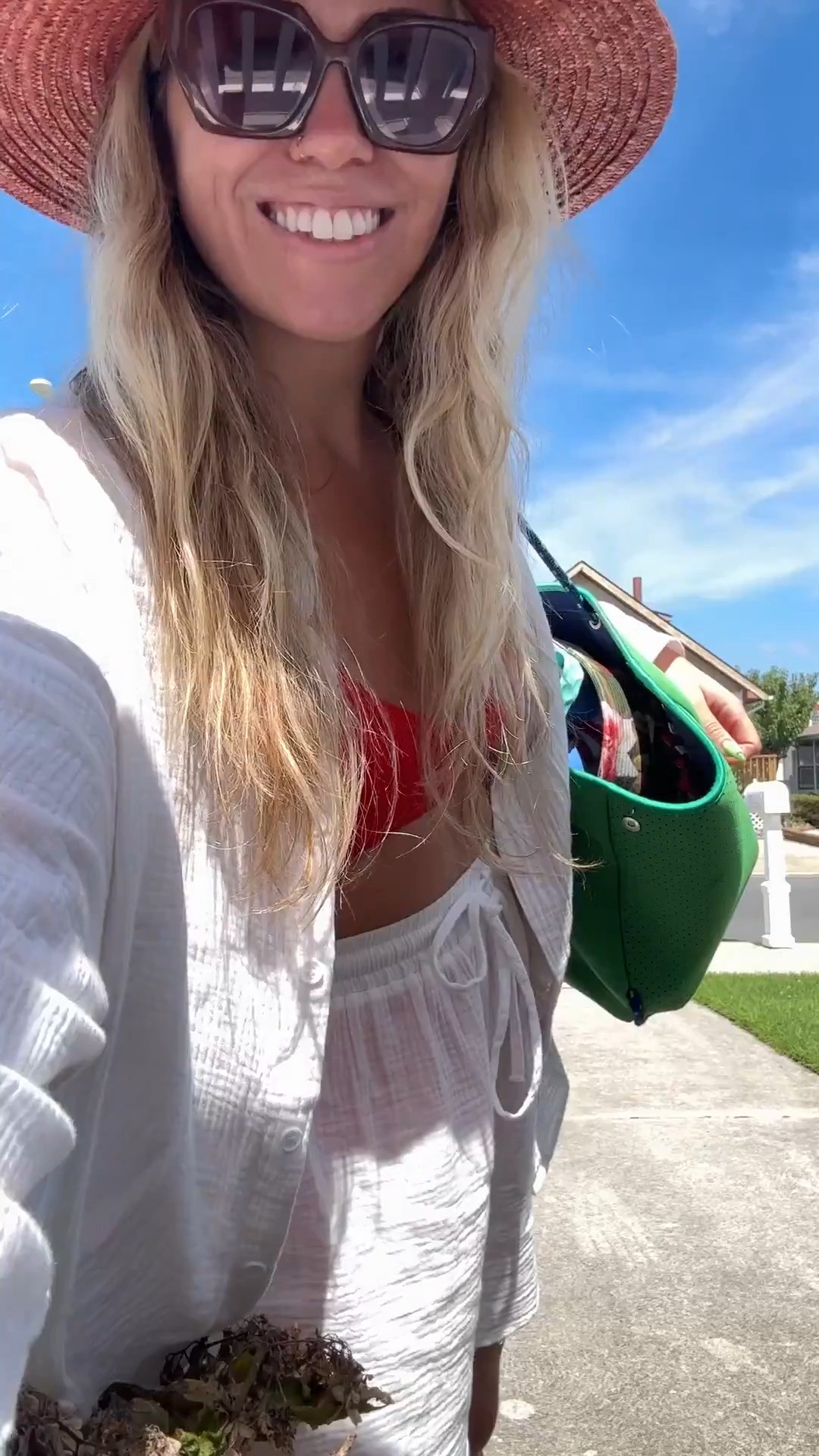 labor day weekend beach outfit. wearing a large in the shorts set. large swimsuit top & xl swimsuit bottom. summer vacation outfits.

#LTKootd #LTKMidsize #LTKSwim