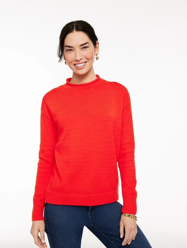 The Classic Roll Neck Sweater | Talbots