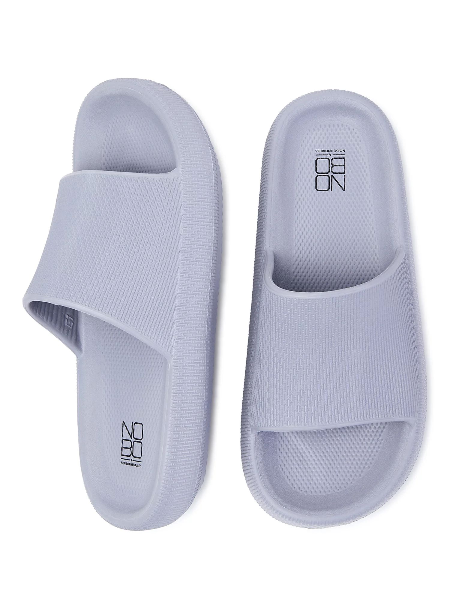 No Boundaries Women's Comfort Slide Sandals - Walmart.com | Walmart (US)