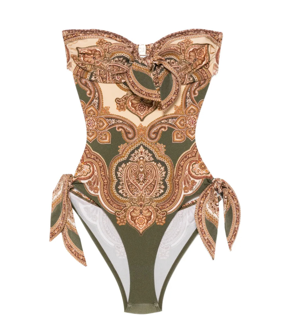 Turn heads the second you step out in this paisley-print swimsuit by Zimmermann. The scarf-inspired design adds movement and a bold, elevated feel that stands out on any beach or poolside.

Perfect for vacations where basic is not an option.

🔥 Tap to shop this statement swim look 

 #LTKSwim #LTKWorkwear #LTKTravel