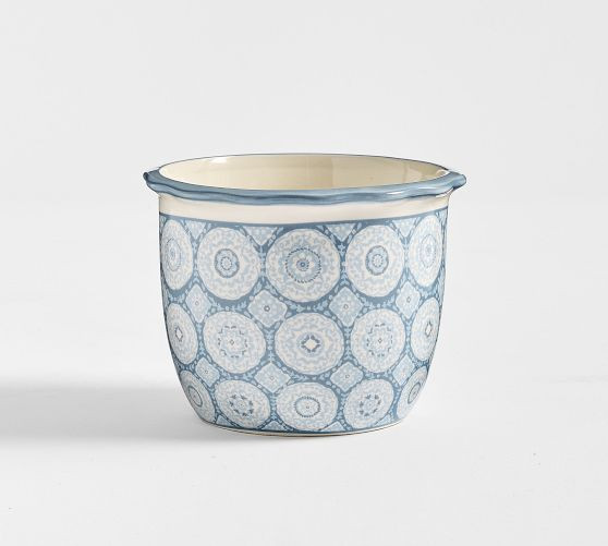 Kravet Medallion Cachepot | Pottery Barn (US)