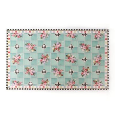 MacKenzie-Childs Chelsea Garden Floor Mat - 3' x 5' | MacKenzie-Childs