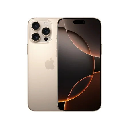 AT&T iPhone 16 Pro Max 256GB Desert Titanium. Apple Intelligence. | Walmart (US)