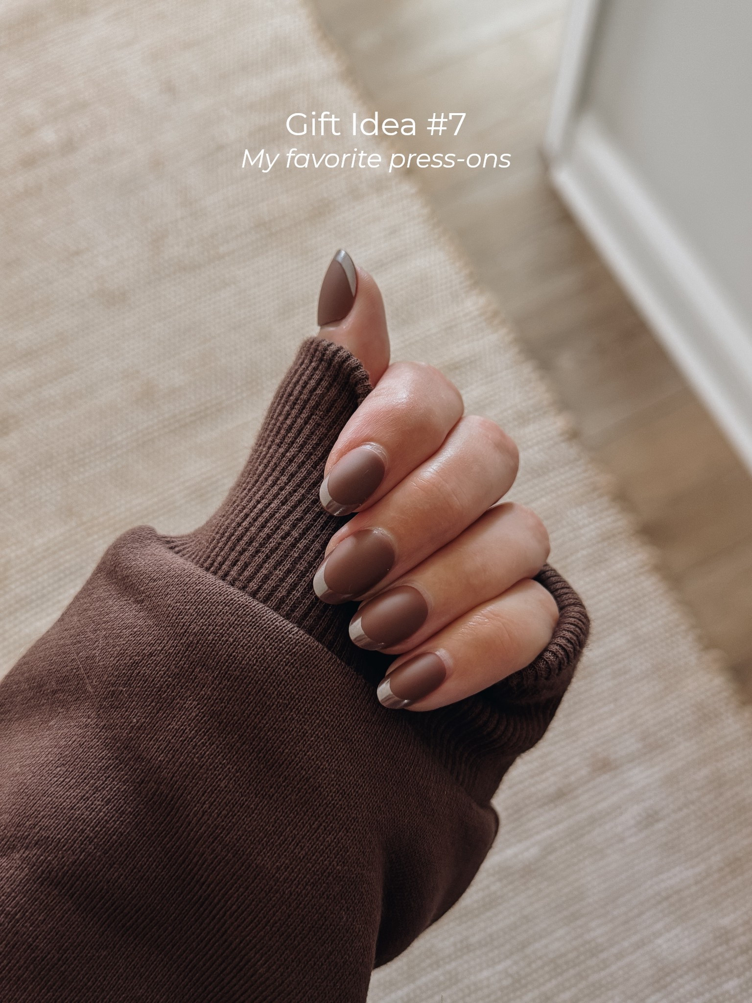 My favorite press-ons are now 35% off $75+! Each set comes with so many nail sizes to custom fit to your nail, they’re trimmable & shapeable just like your normal nails, wears up to 2 weeks (I use the separate glue bottle) & saves me hundreds $$$ on what I used to spend going to the salon! Great stocking stuffer!

Shown in Terra

#LTKGiftGuide #LTKBeauty #LTKCyberWeek