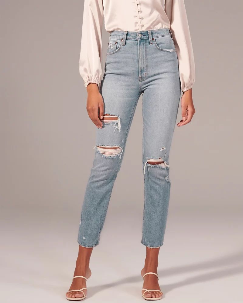 Ultra High Rise Mom Jeans | Abercrombie & Fitch US & UK