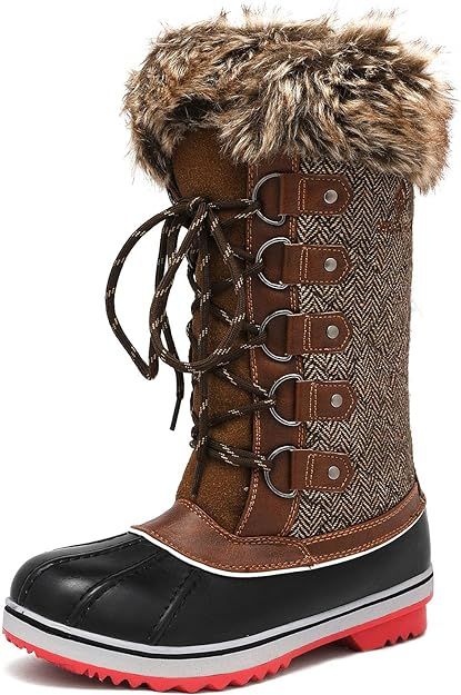 DREAM PAIRS Women's Mid-Calf Winter Snow Boots | Amazon (US)