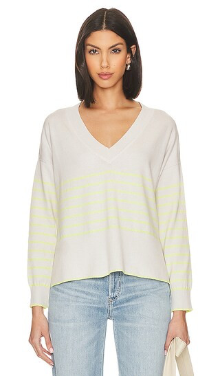 Noor Oversized Pullover in Silver Multi | Revolve Clothing (Global)