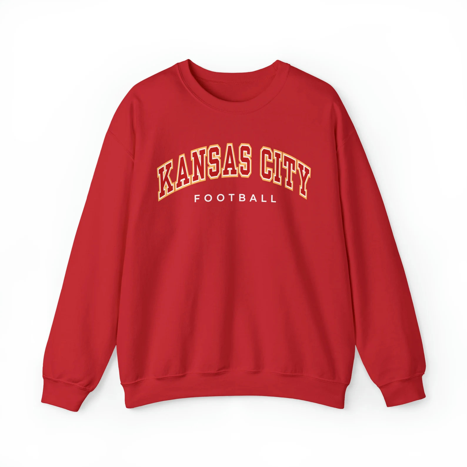 Kansas City Football Sweatshirt Vintage Style Kansas City - Etsy | Etsy (US)