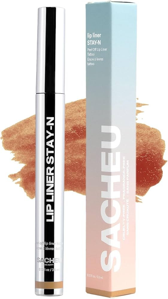 Sacheu Lip Liner Tattoo, Peel Off, Long Lasting, nOOHde, Infused with Hyaluronic Acid & Vitamin E | Amazon (US)
