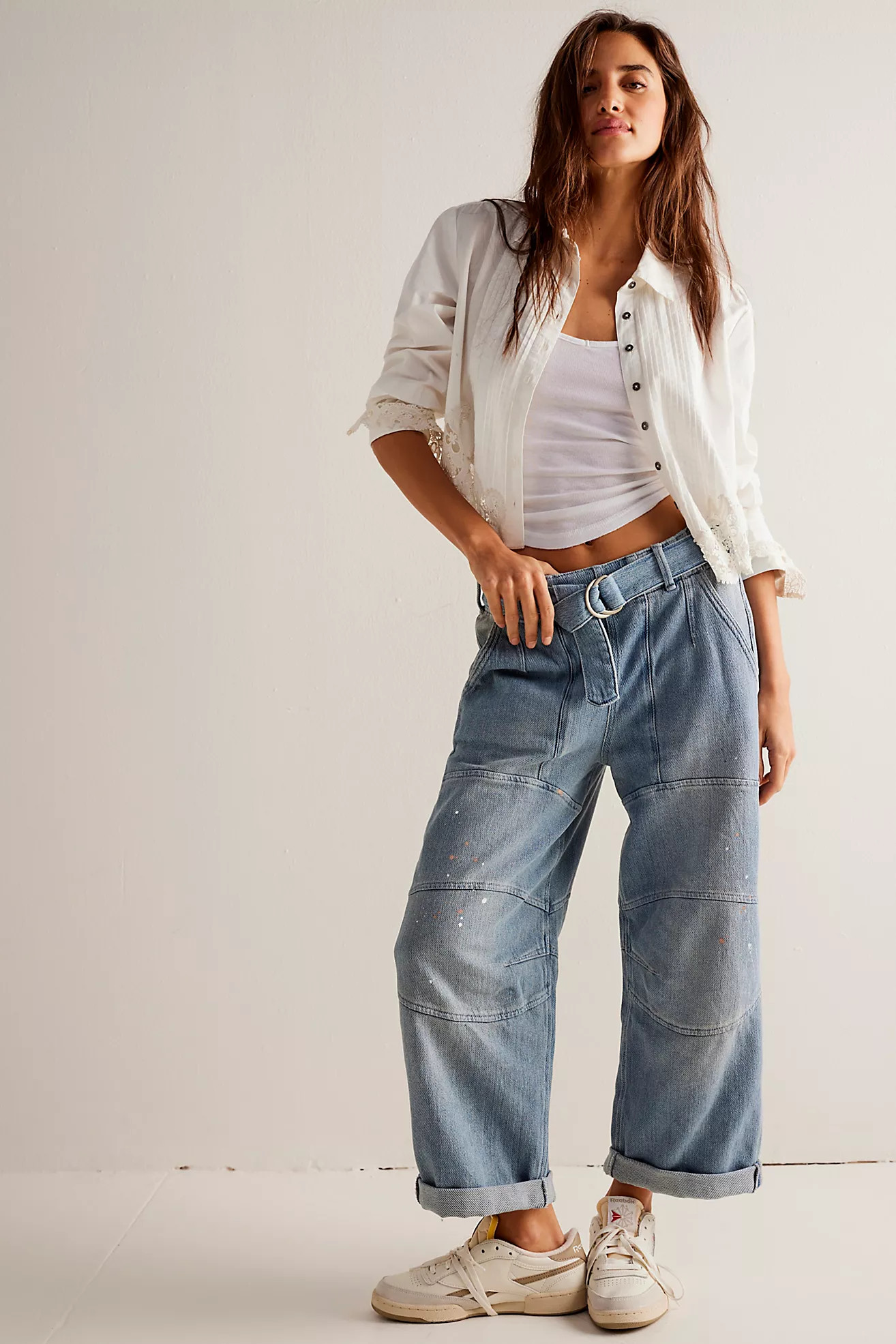 We The Free Pavement Artist Slouchy Cropped Jeans | Free People (Global - UK&FR Excluded)