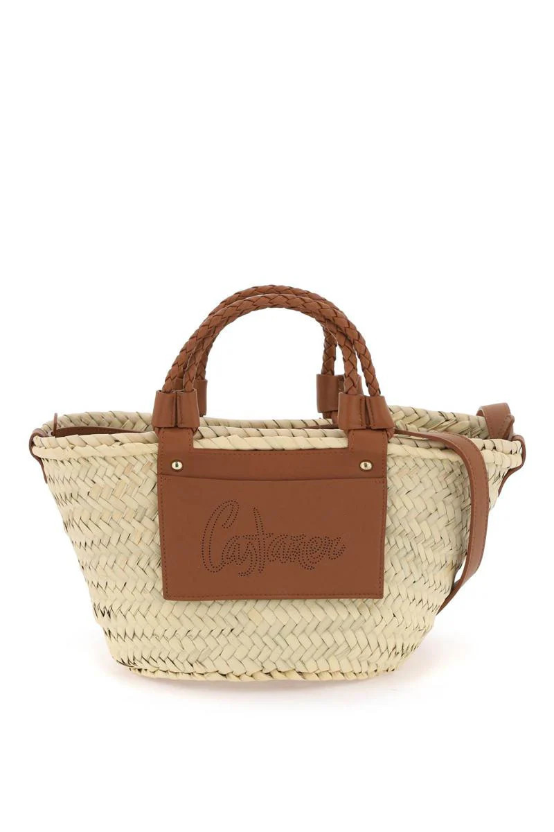 raffia basket bag for | Baltini
