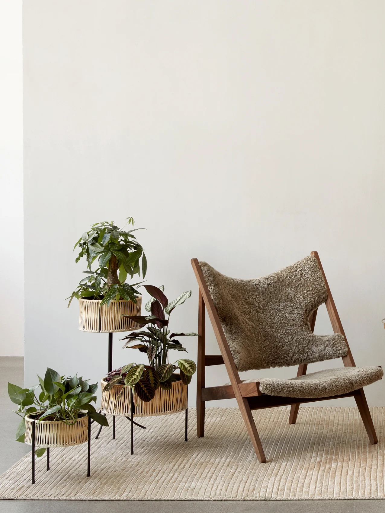 Knitting Chair, Sheepskin | Audo Copenhagen US