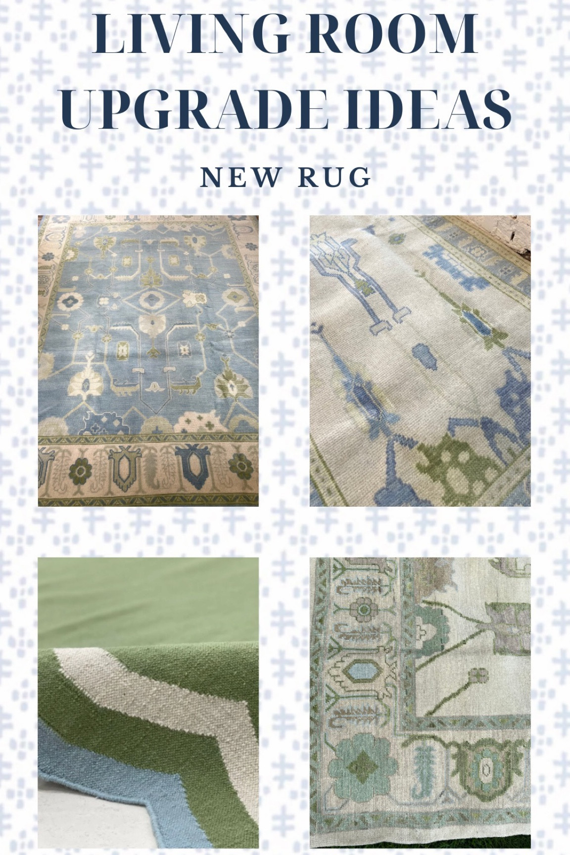 Top of my wishlist for our living room is a new rug and English Village Lane! She has so many cute blue and green rugs that would look great in our space giving it depth, color, and a soft, modern oushak  to ground our space  

#LTKhome