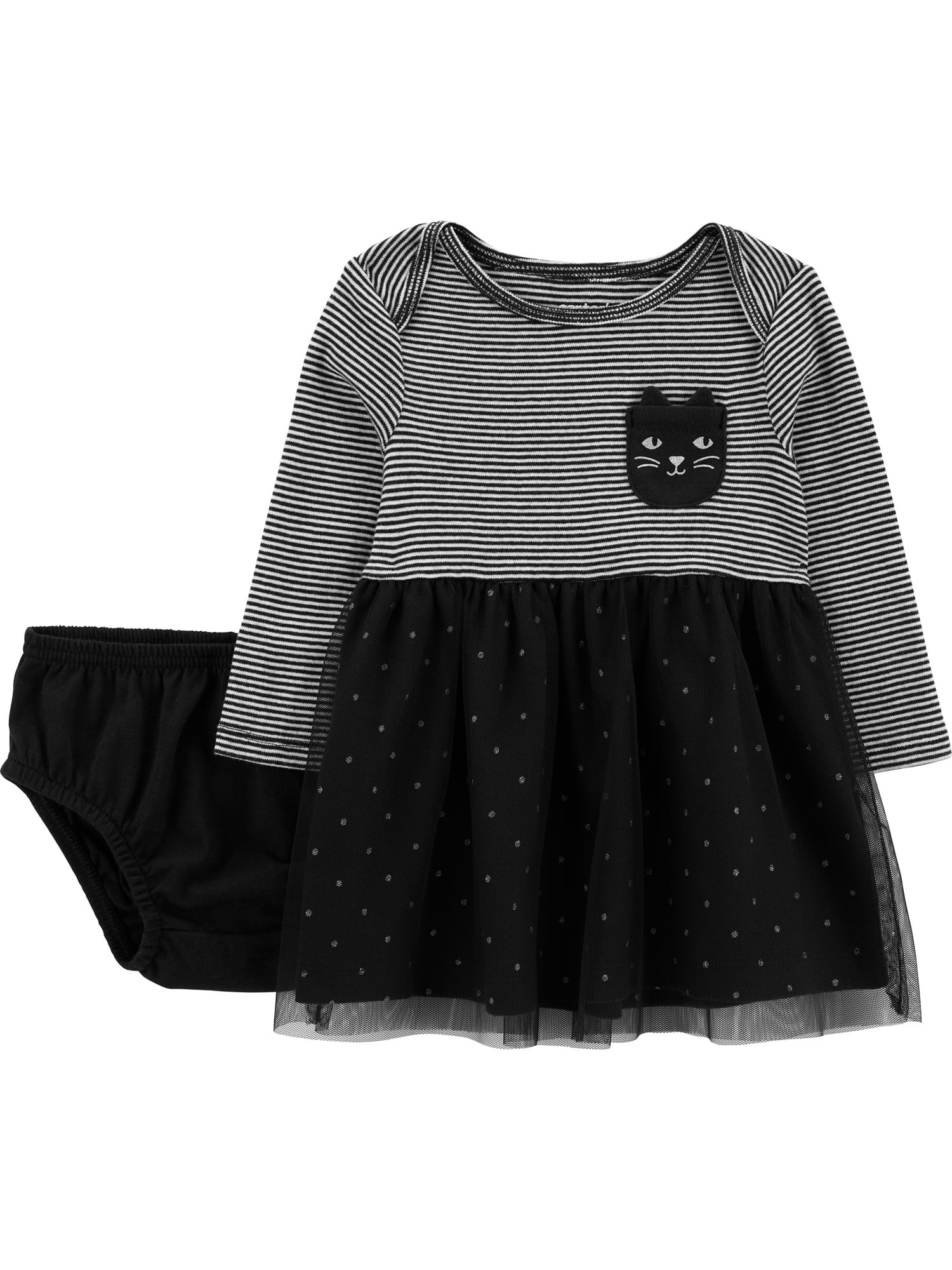 Carter's Child of Mine Baby Girl Halloween Dress, 2-Piece, Sizes Newborn-12 Months | Walmart (US)