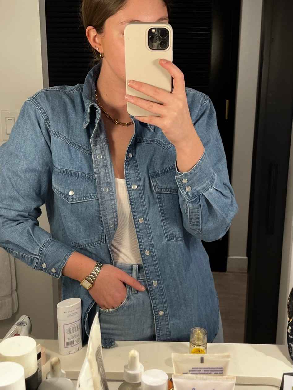 Denim on denim👖

#LTKFind #LTKstyletip #LTKfit