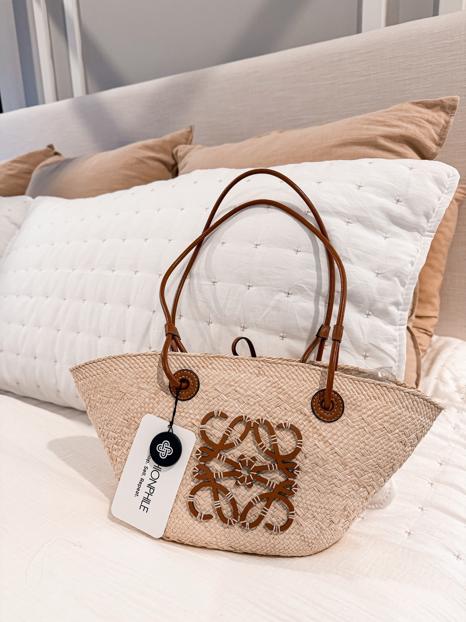 Scored this bag that’s been on my wishlist for a while @Fashionphile for under retail 🙌🏻😍 linking raffia/basket totes for summer here #fashionphilepartner #fashionphilefinds

#LTKSeasonal #LTKOver40