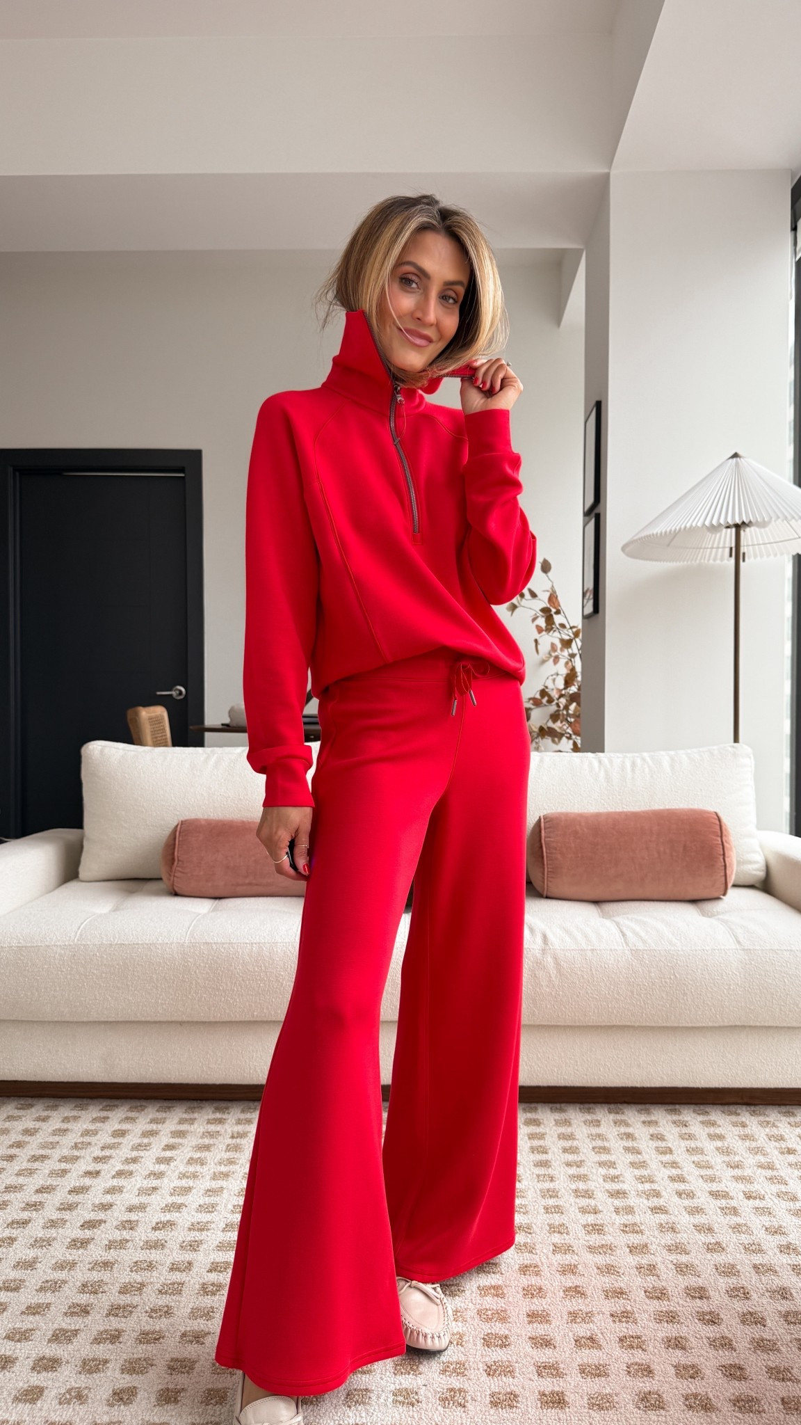 I love myself a bold red! This set took me to Italy this past summer and I love its as a pop or color for winter as well! Size small

#LTKootd #LTKSeasonal #LTKTravel