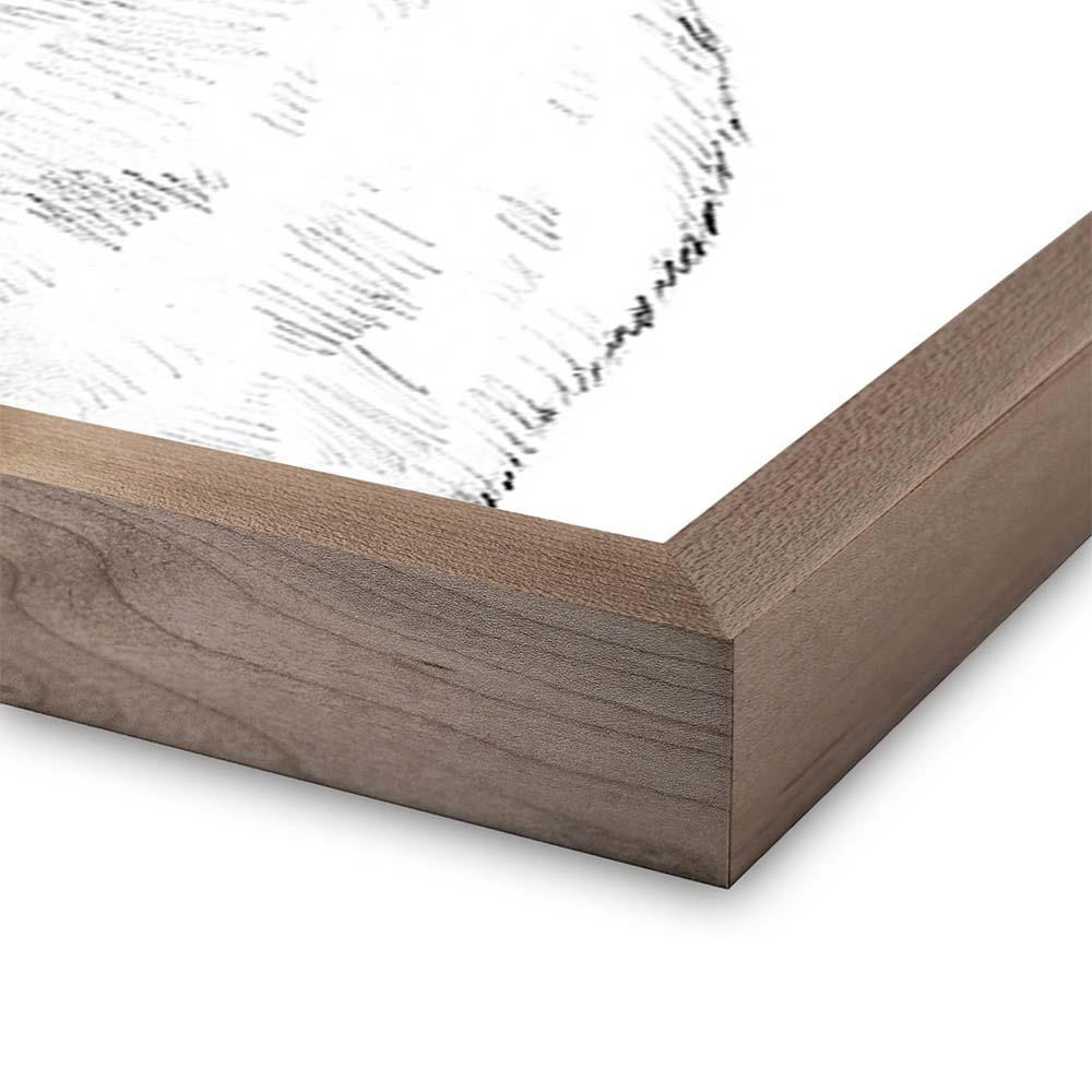 Curious Bison Illustration - 12x18 | Kathy Kuo Home