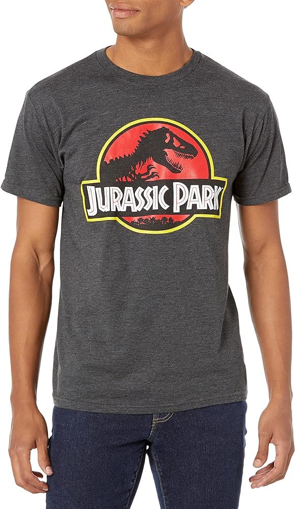 Jurassic Park Men's Classic Movie Logo T-Shirt | Amazon (US)