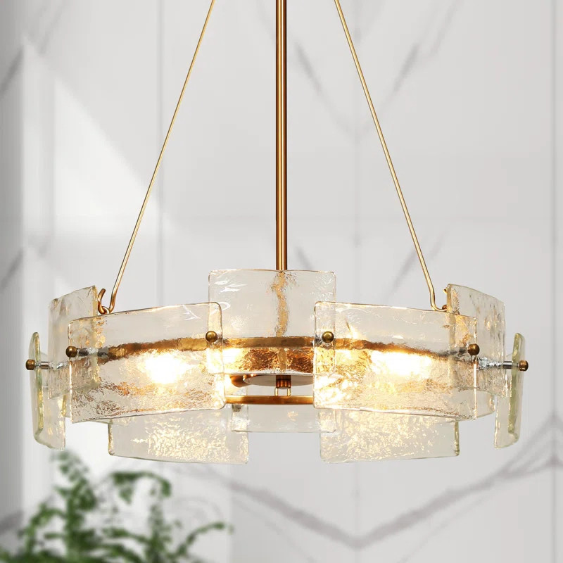 Hanshelmut 6 - Light Dimmable Drum Chandelier | Wayfair North America