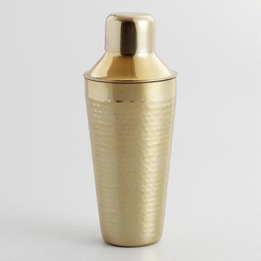 Julian Gold Hammered Cocktail Shaker | World Market