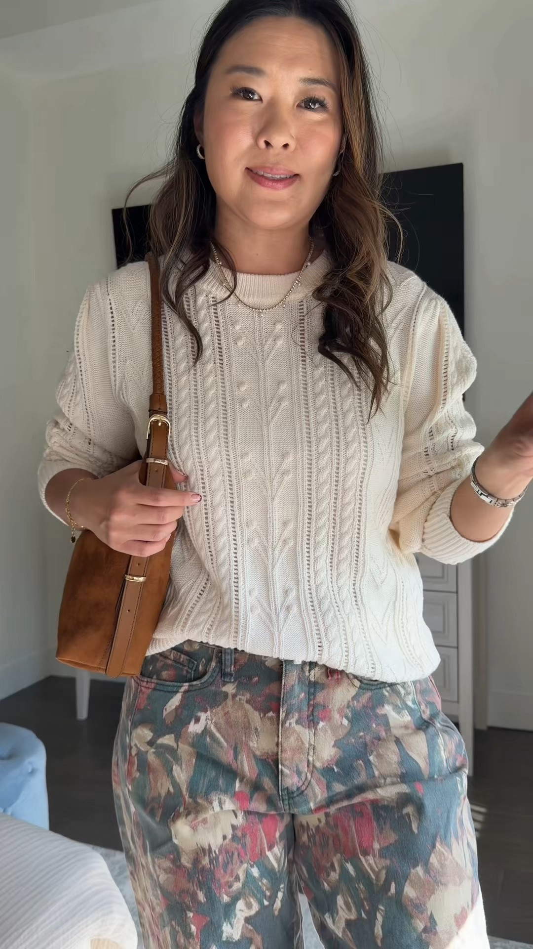 Walmart new fall arrivals 

Cable sweater: medium
Floral pants: 6
Jacket: medium

#LTKootd #LTKSeasonal #LTKOver40