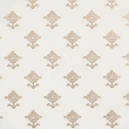 Schumacher Rubia Ivory Wallpaper | DecoratorsBest | DecoratorsBest
