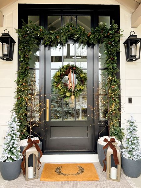 My 2023 holiday porch styling is complete!  I love this simple yet elegant style!  Everything, except the lanterns are in stock!  I linked very similar lanterns here.

Pottery Barn, Frontgate, McGee & Co Amazon home decor

#LTKHoliday #LTKsalealert #LTKhome