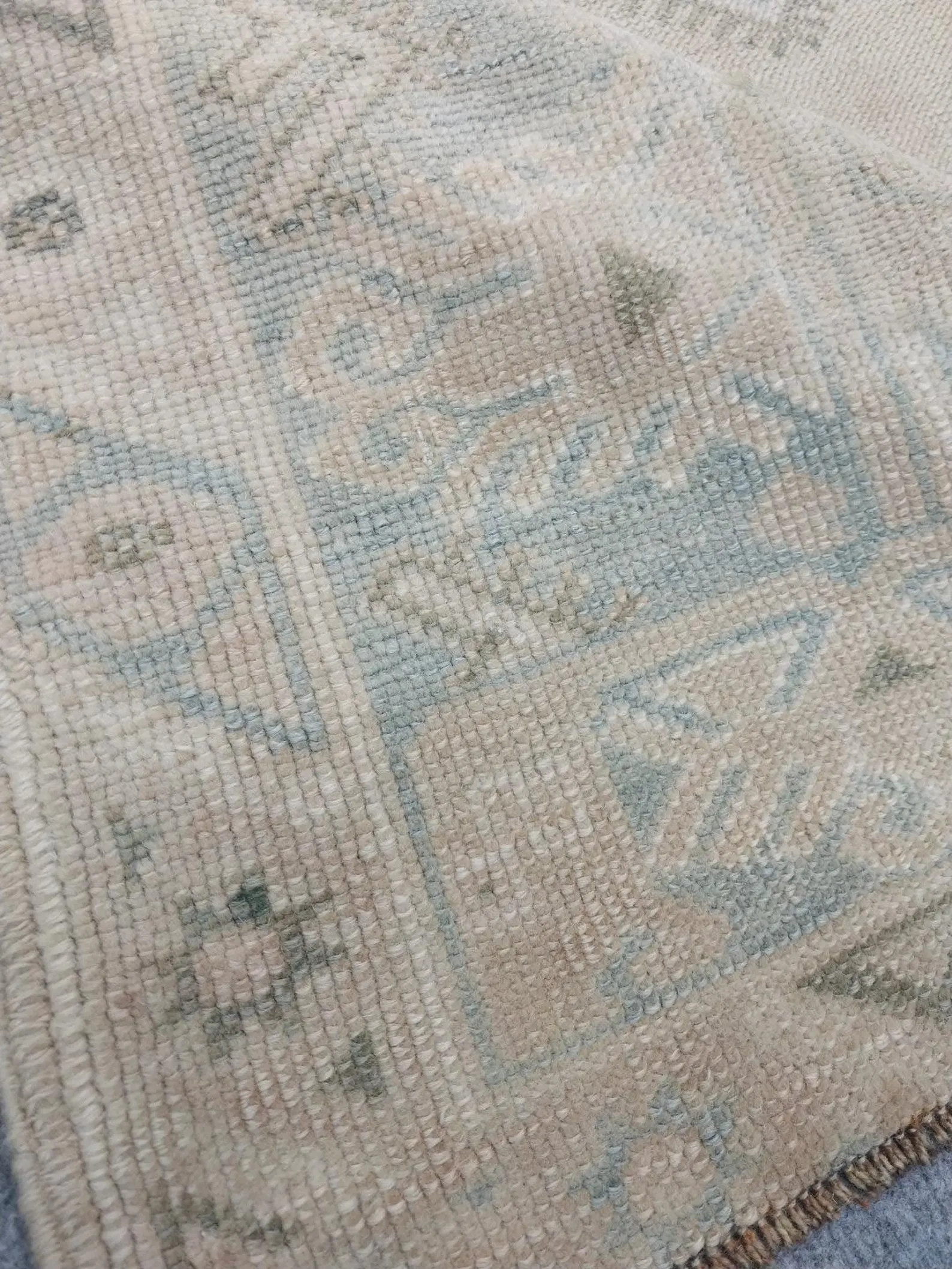 Vintage Oushak Rug:  Beige Brown Turkish Wool Area Carpet 4.0x5.6 Ft, | Etsy (US)