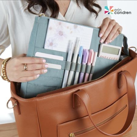 New Erin Condren Camel Vegan Leather work bag & Accessories
 
Bag Organizer | Bag Insert | Gifts for her 

#LTKHoliday #LTKworkwear #LTKGiftGuide