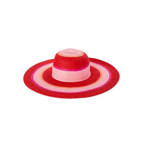 Scoop Women's Pink Stripe Sun Hat - Walmart.com | Walmart (US)