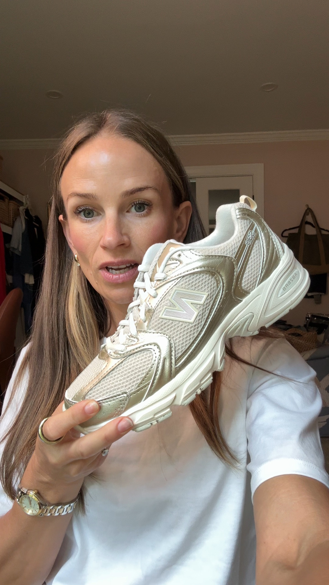 I have the navy and white version and wear it all the time. These are even cuter in person. 

I always go up a half a size in sneakers. These are  women’s size 7.

#LTKPetite #LTKOver40 #LTKActive