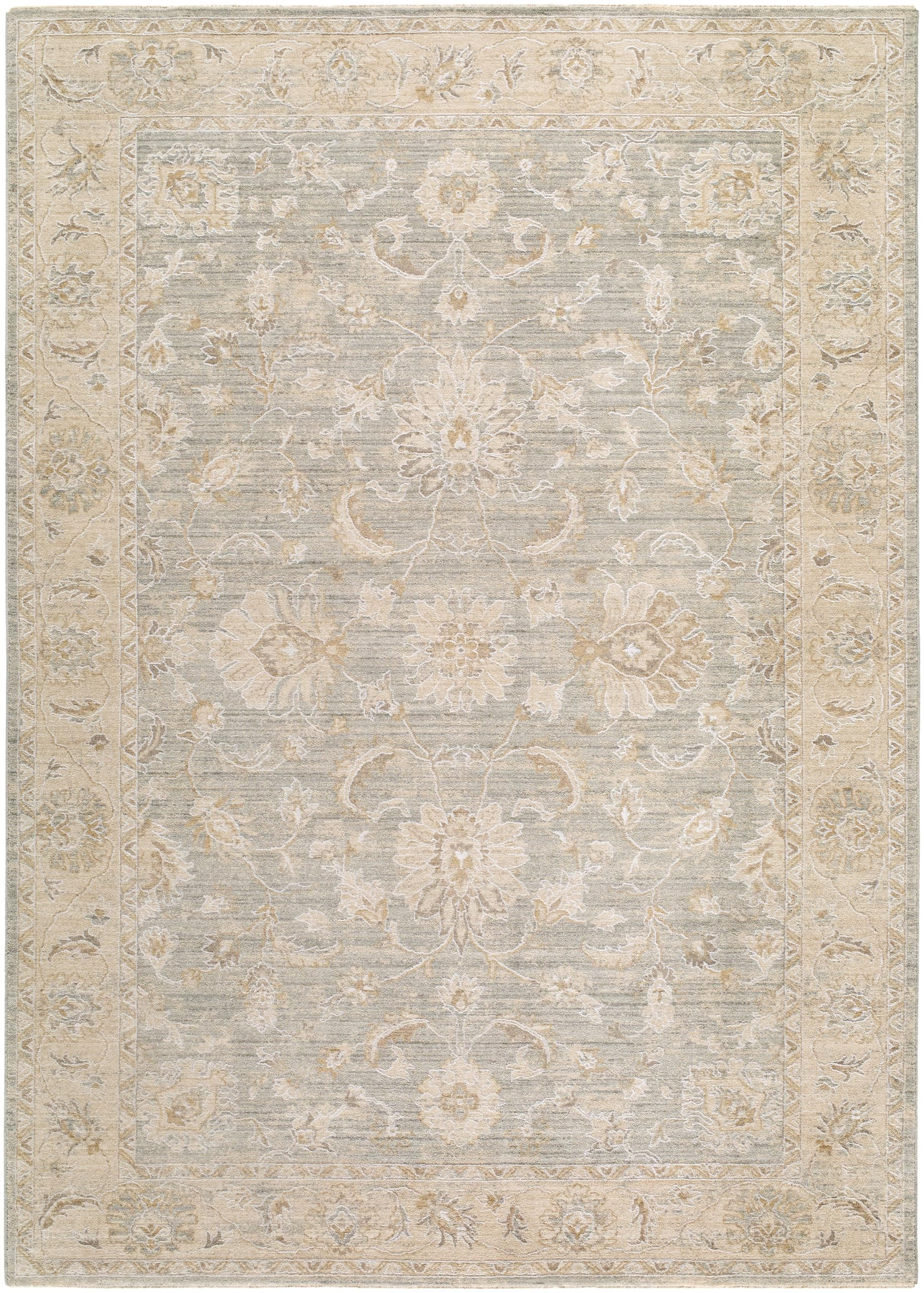 Livabliss x Rachel Zoe The Vintage Edit Traditional Area Rug, 7'10" x 10'2", Seafoam | Amazon (US)