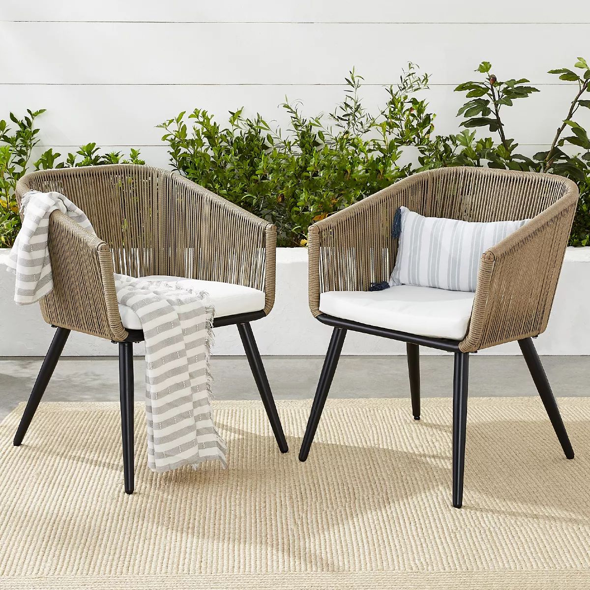 Best Choice Products Set of 2 Indoor Outdoor Patio Dining Chairs Woven Wicker Seating Set 250lb C... | Target