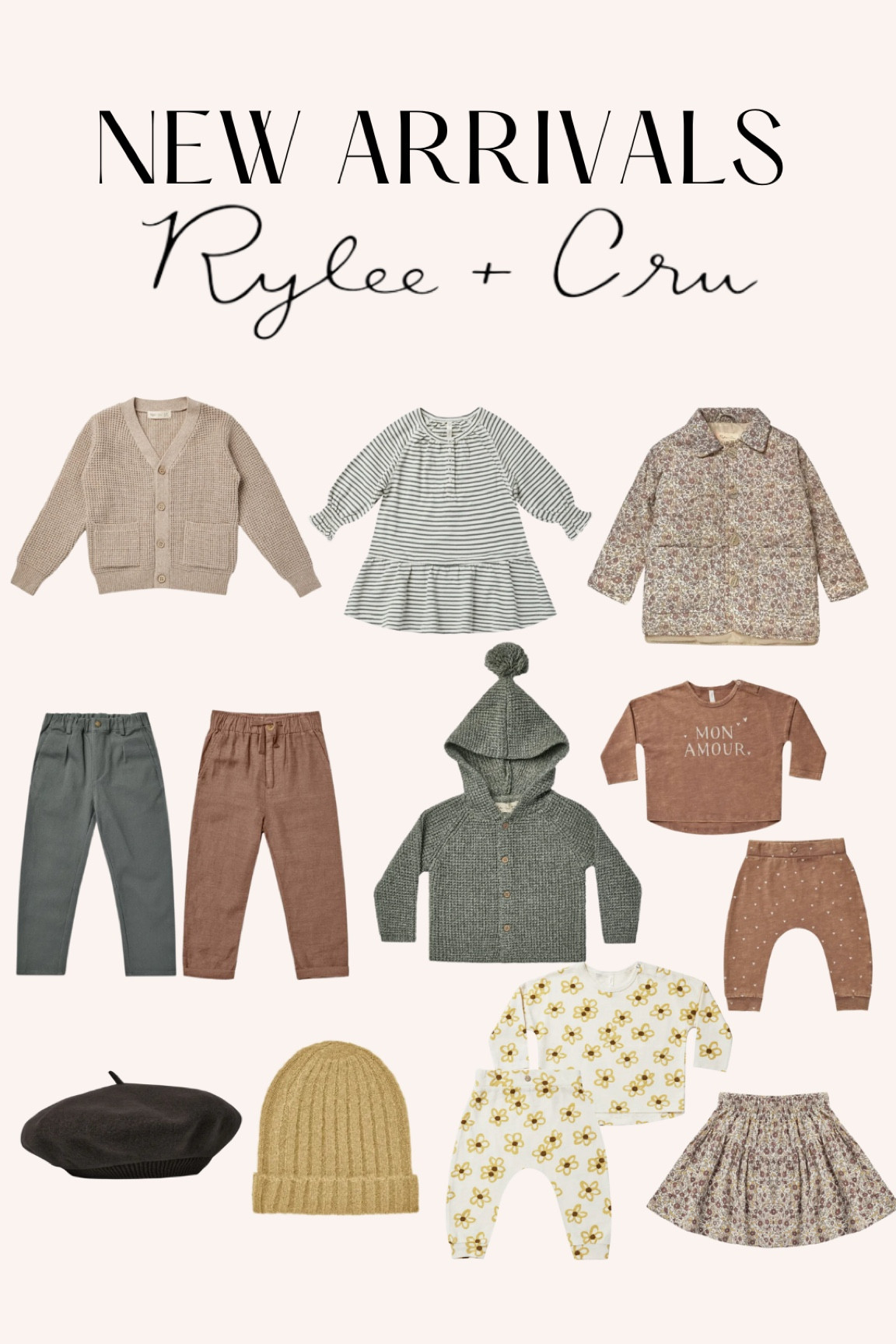 The sweetest new arrivals from Rylee and Cru! I love all of these pieces. A lot of these kids looks are gender neutral which makes them worth the splurge- you can use them as hand-me-downs for your next little one! Their quality is always top notch. Great for back to school as well. 

#LTKkids #LTKbaby #LTKSeasonal