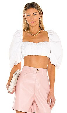 AIIFOS Poppy Top in White from Revolve.com | Revolve Clothing (Global)