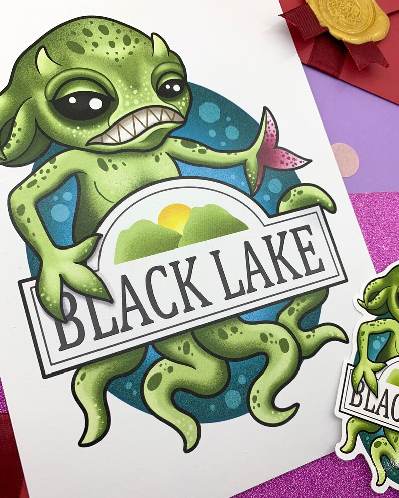 Grindylow A5 Art Print | Etsy (US)