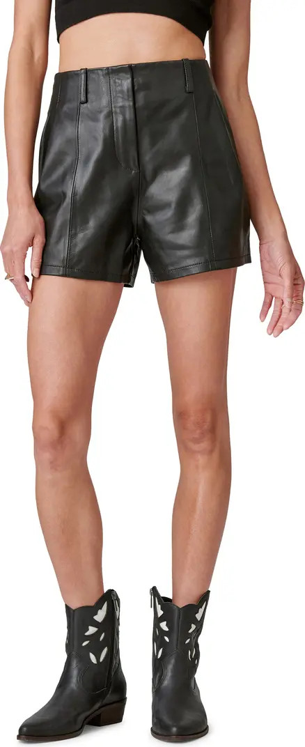 Lucky Brand High Waist Leather Shorts | Nordstrom | Nordstrom