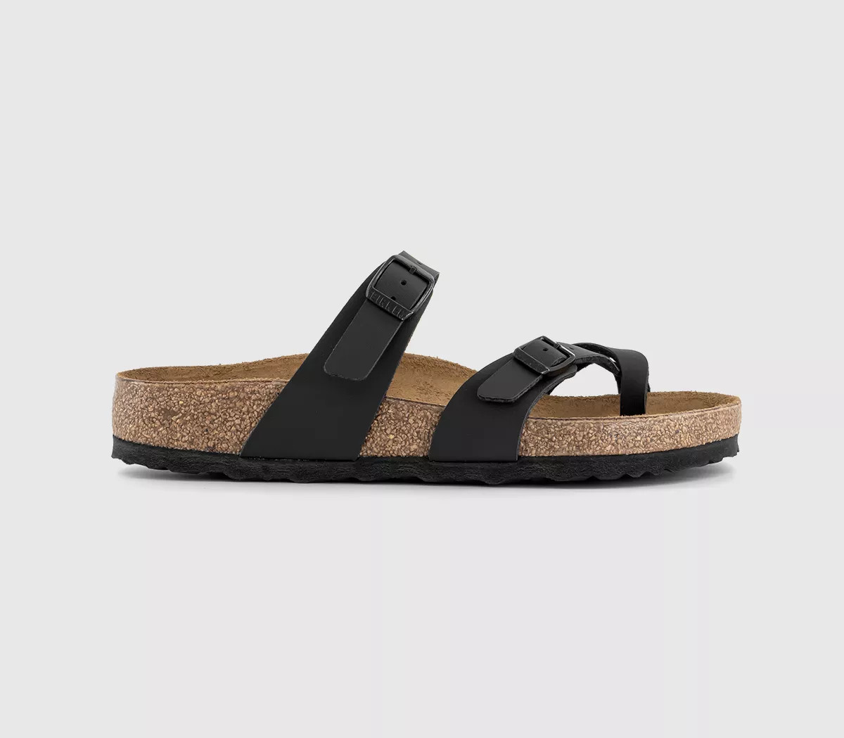 BIRKENSTOCK
								Mayari Cross Strap Sandal
								Black | OFFICE London (UK)