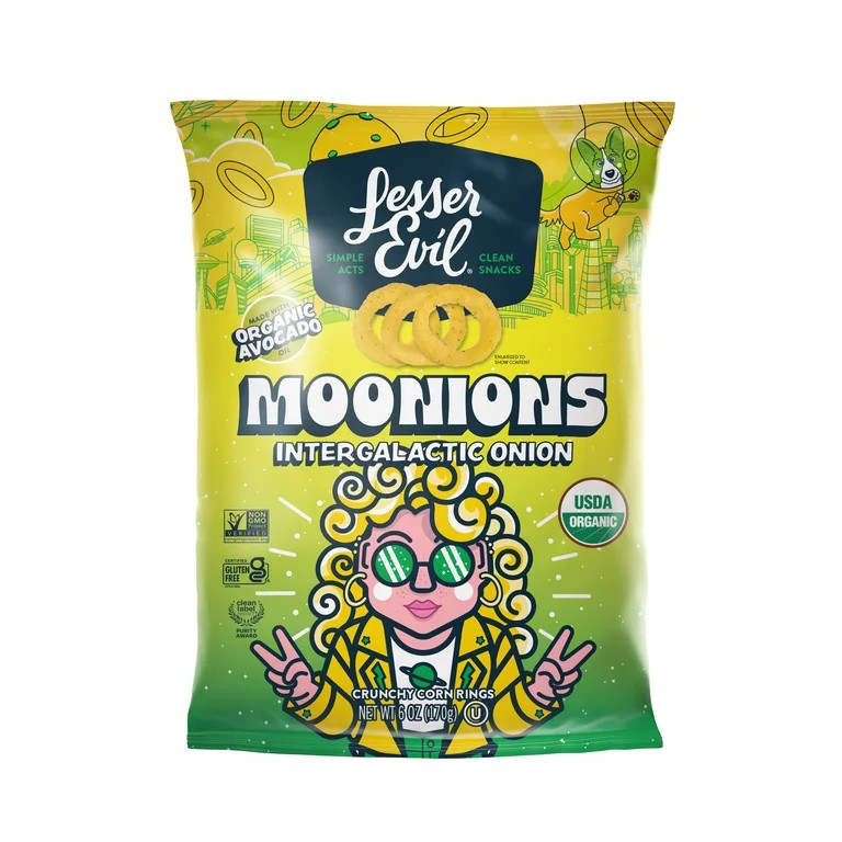 Lesser Evil Moonions, Intergalactic Onion 6oz | Walmart (US)