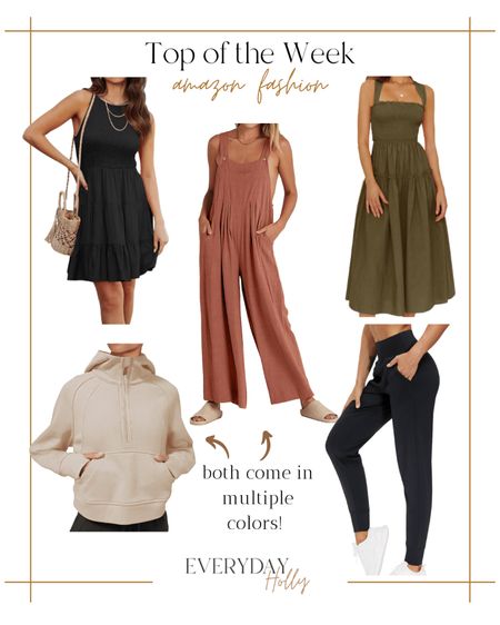 Amazon favorites & top selling pieces from this last week!! 

amazon | amazon finds | joggers | athletic wear | spring dresses | jumpsuit | spring style | womens fashion 

#LTKstyletip #LTKunder50