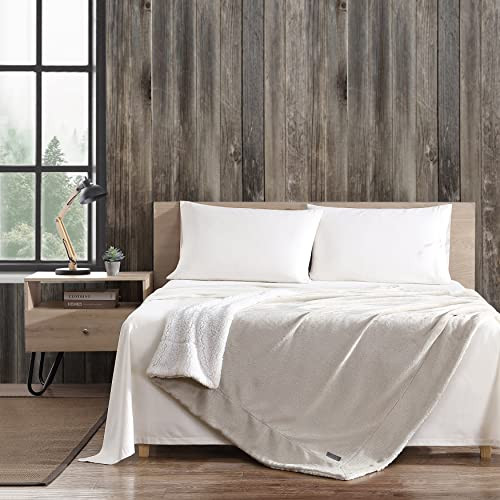 Eddie Bauer Ultra-Plush Collection Throw Blanket-Reversible Sherpa Fleece Cover, Soft & Cozy, Per... | Amazon (US)
